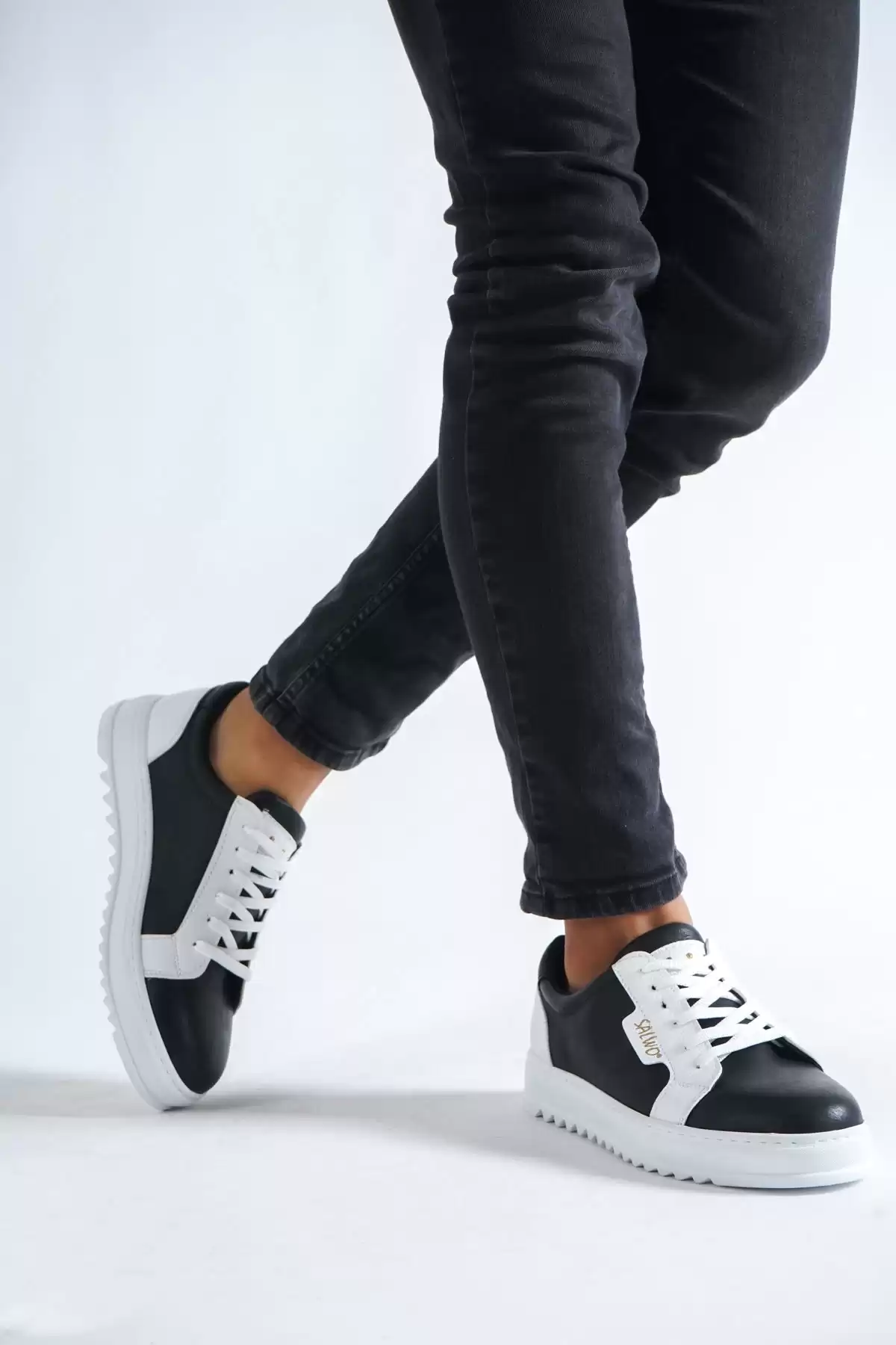 Black-And-White Male As Well As Written Sneakers