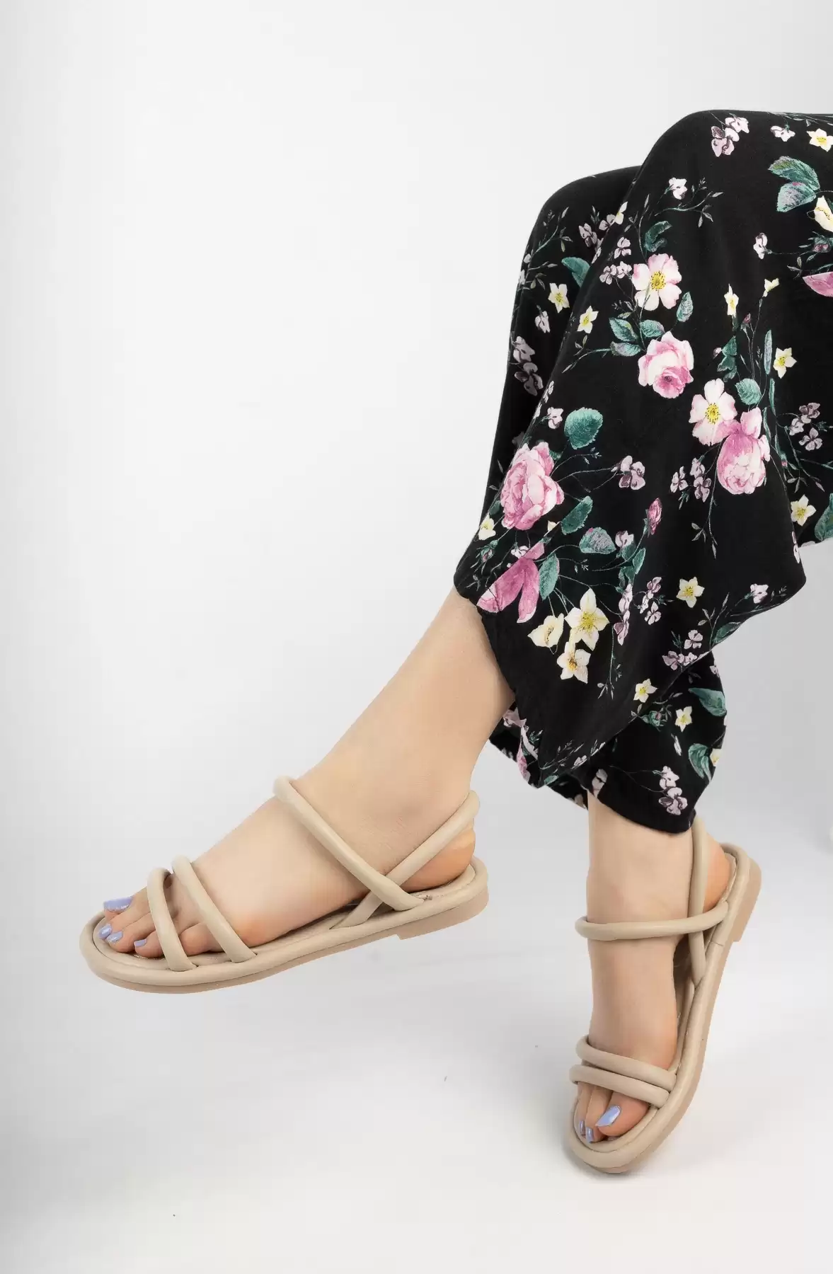 Beige Woman Sandals