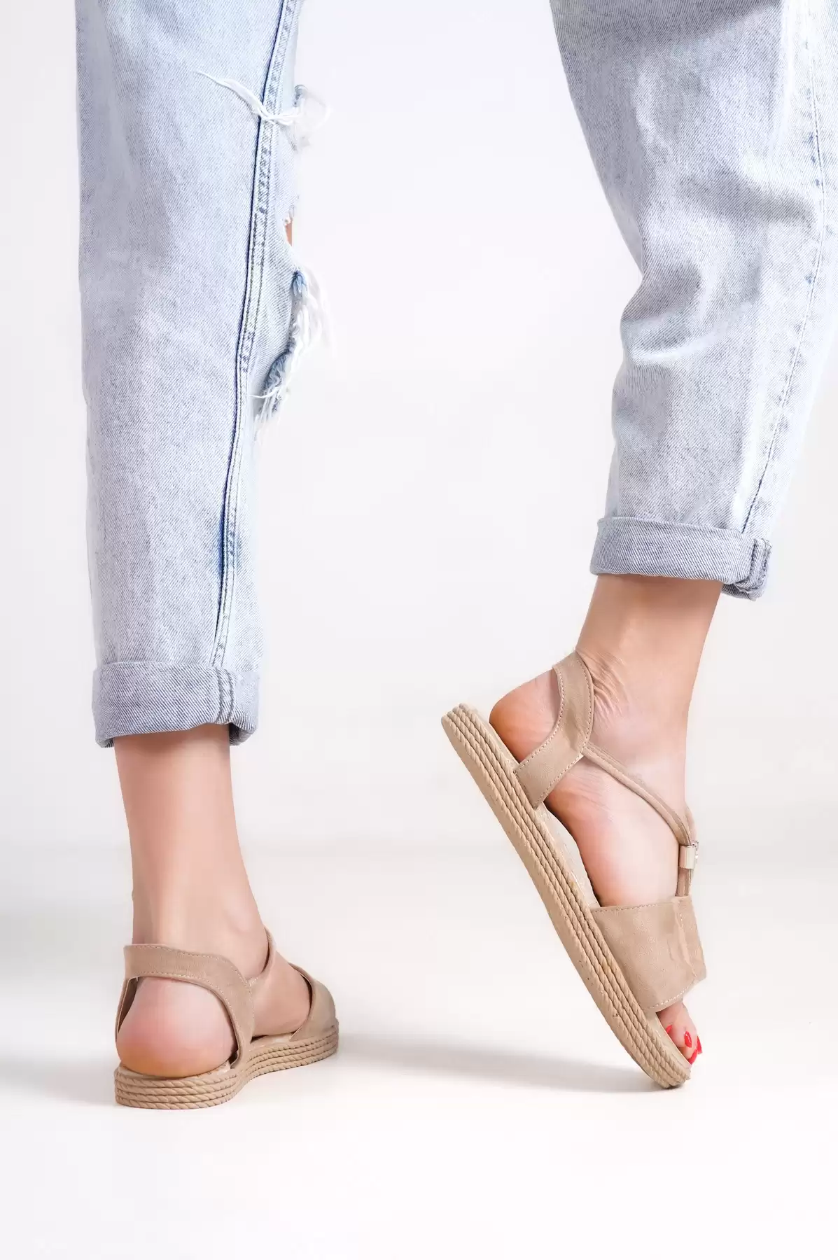 Ten Suede Woman Sandals