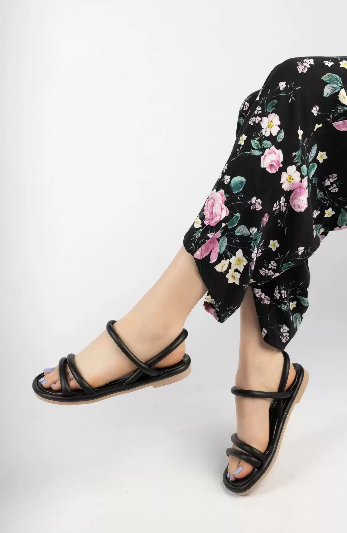 Black Woman Sandals