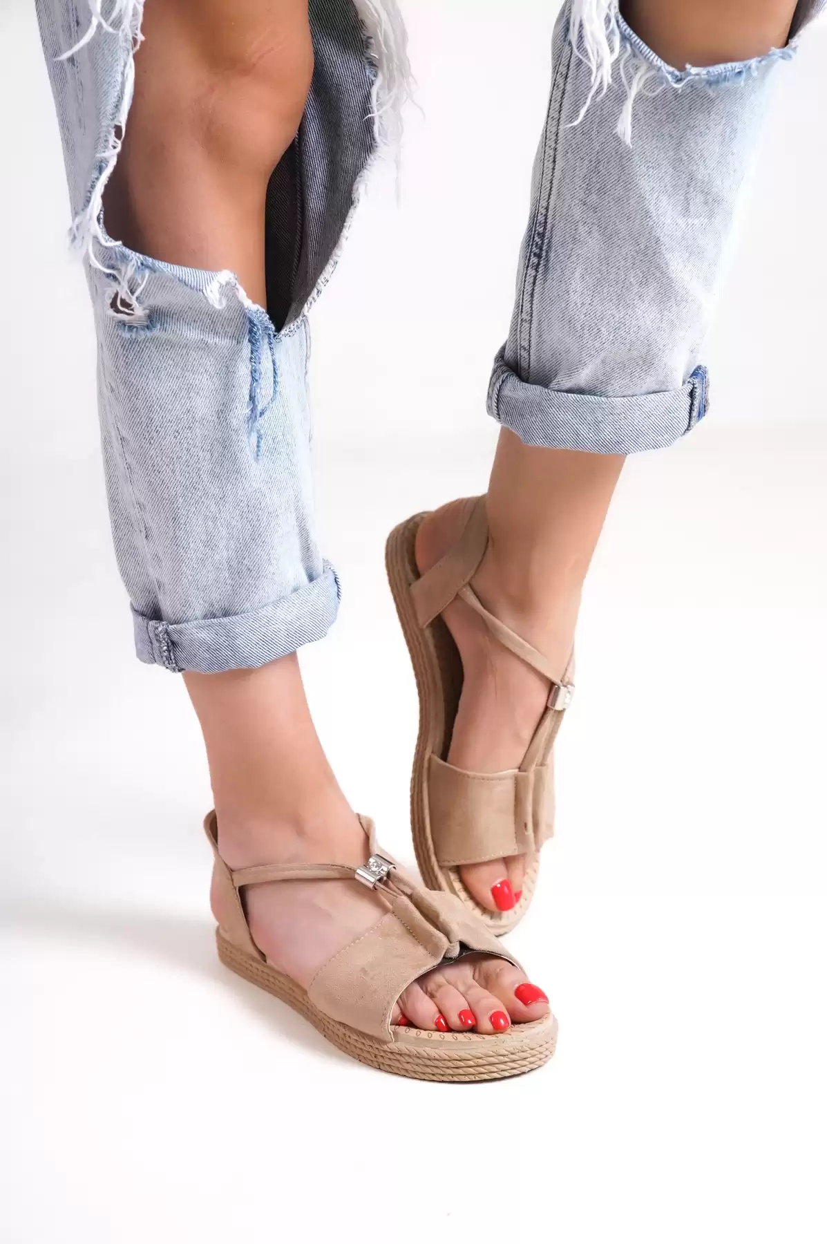 Ten Suede Woman Sandals