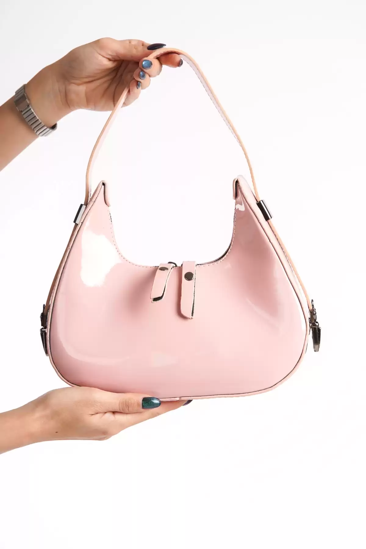 Pembe Kadın Cherry Bag Omuz Çantası