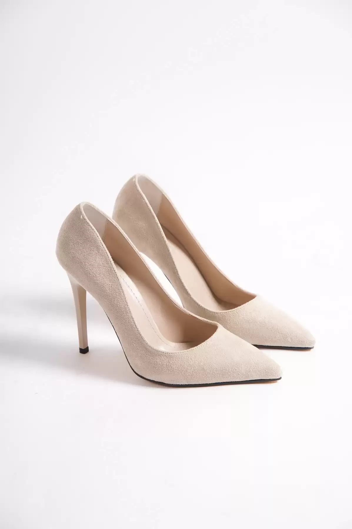 Skin Suede Women Classic Heeled Shoes