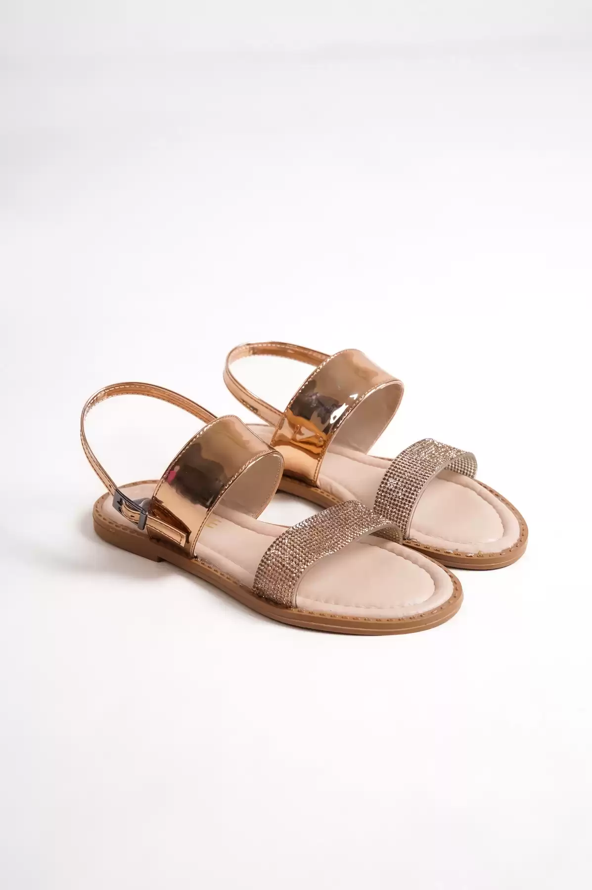 Copper Woman Stone Sandals