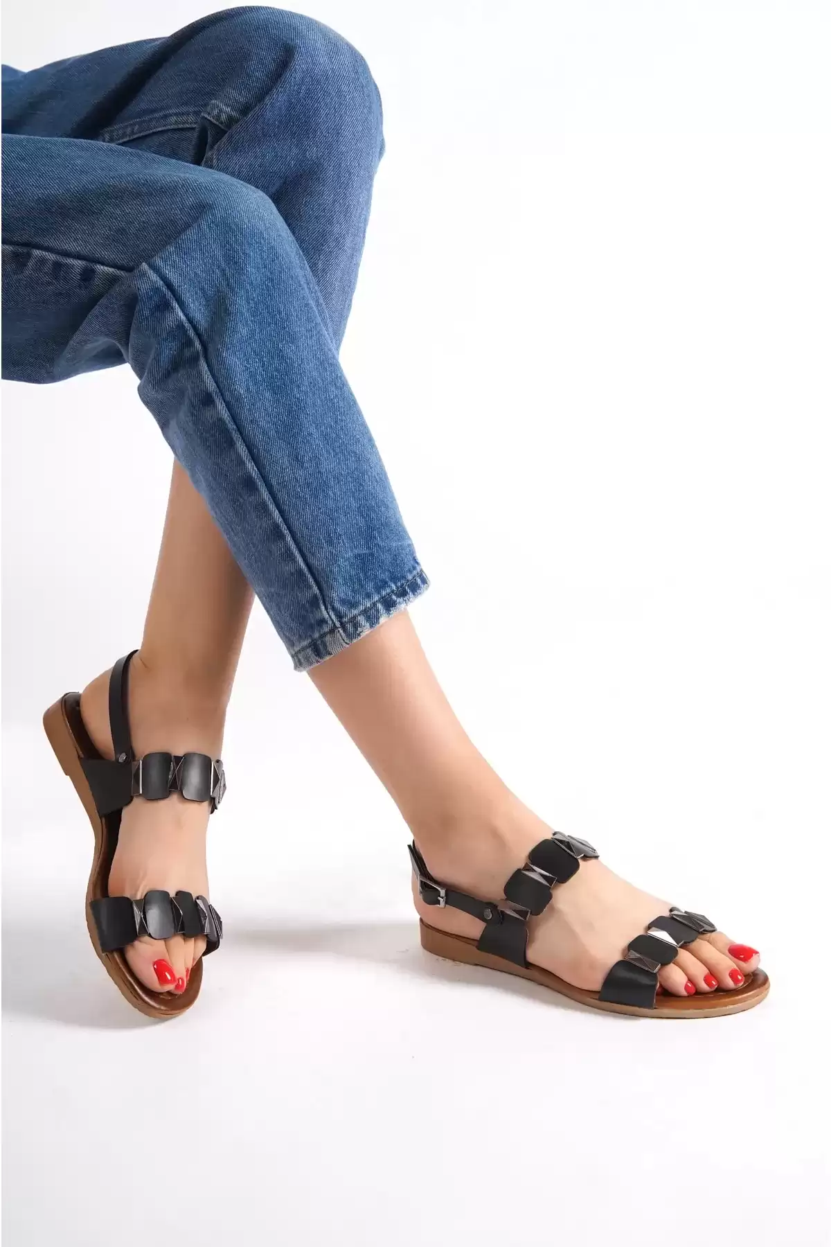 Black Woman Sandals