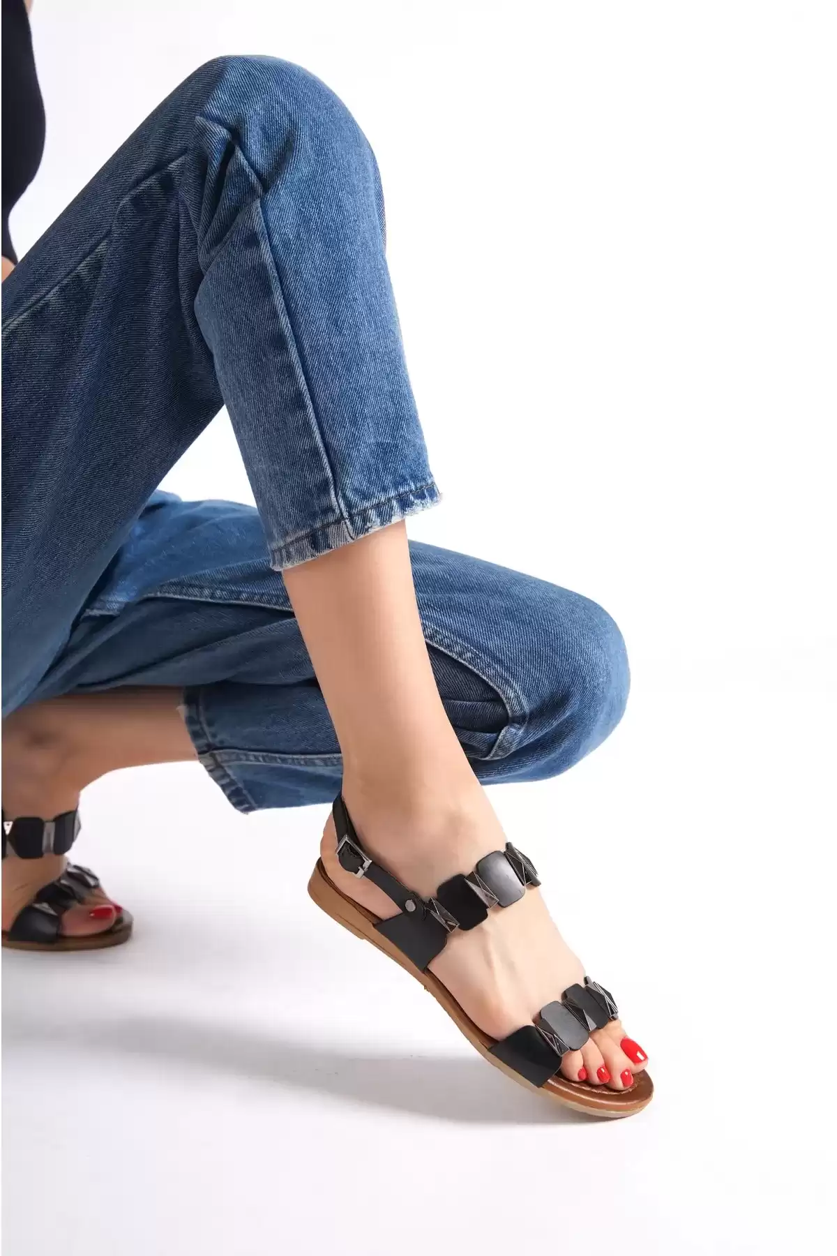 Black Woman Sandals