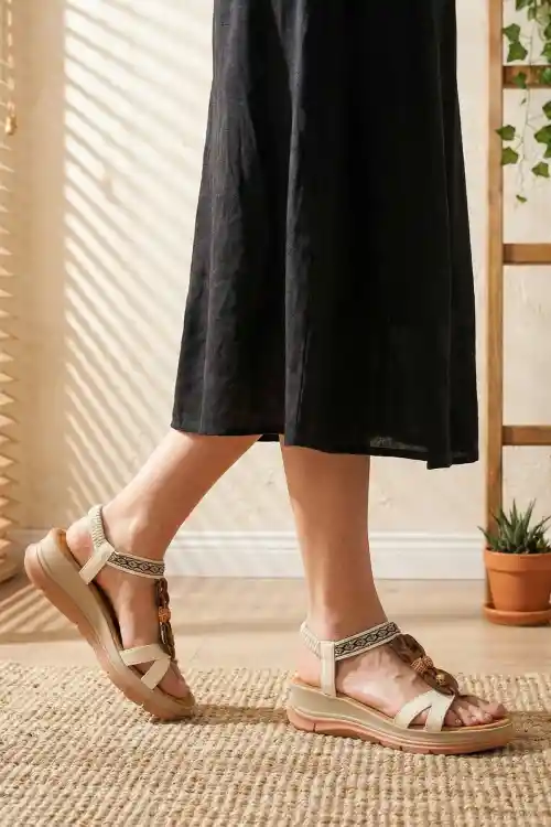 Ten Cilt Kadın Sandalet Ayakkabı