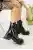 Black Patent Leather Woman Boots