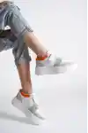 Ten-Turuncu-Yeşil Kadın Sneaker