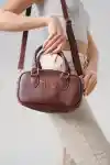 Bordo Cilt Baget Çanta