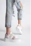 Ten-Pudra-Beyaz Kadın Sneaker