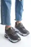 Platin Simli Kadın Simli Bağcıklı Sneaker