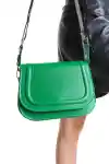 Yeşil Cilt Kadın El Ve Omuz Çantası