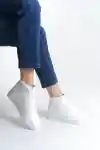 White-White Womens Short Boots