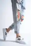 Beyaz-Siyah Kadın Air Sneaker