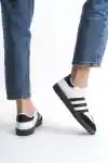 Beyaz-Siyah Kadın Sneaker