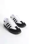 Beyaz-Siyah Kadın Sneaker