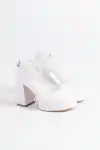 Beyaz Cilt Kadın Platform Topuklu Ayakkabı
