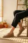 Ten Süet Kadın Loafer Ayakkabı
