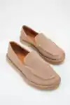Ten Süet Kadın Loafer Ayakkabı