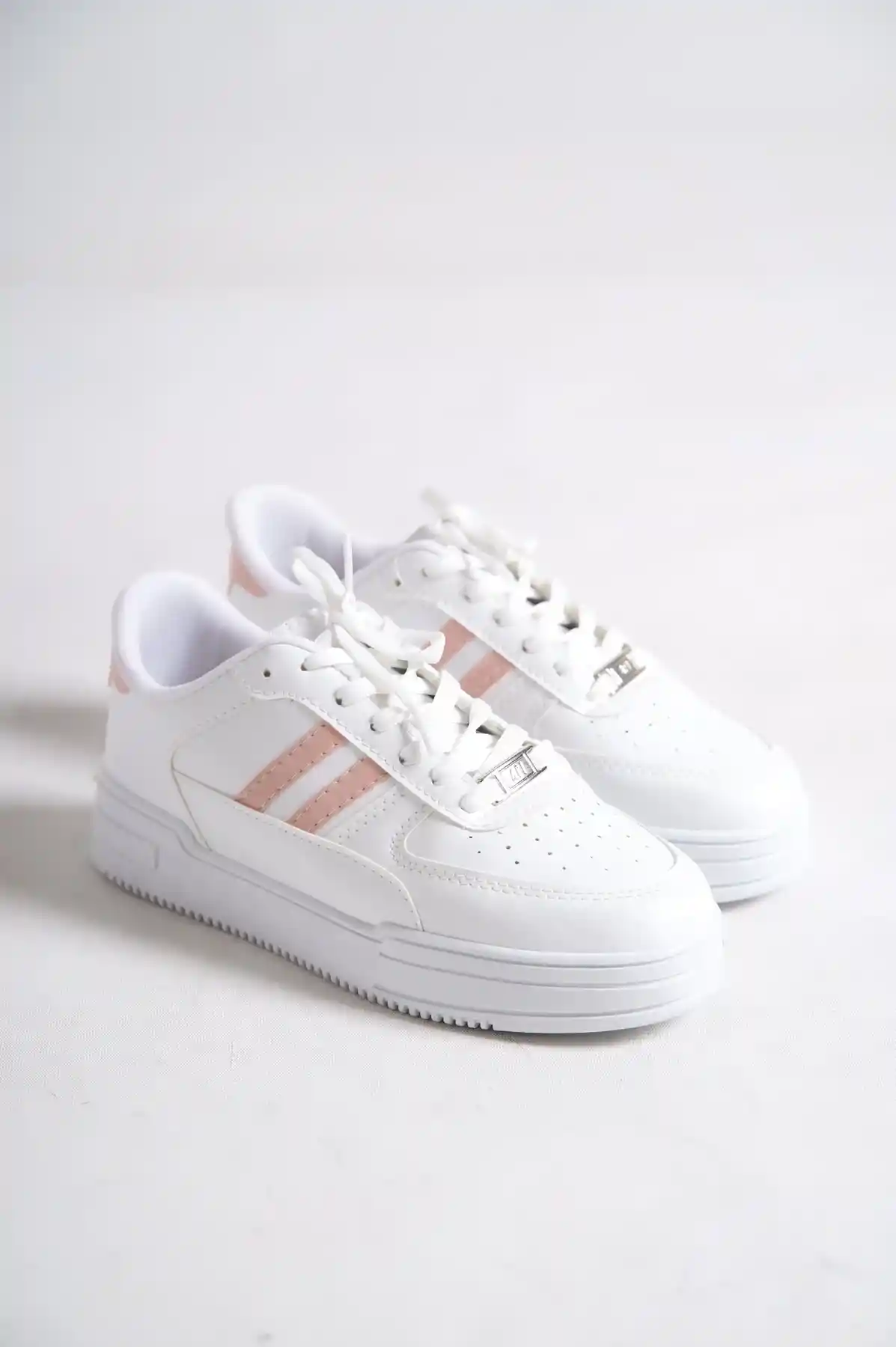 Beyaz-Pudra Kadın Air Sneaker