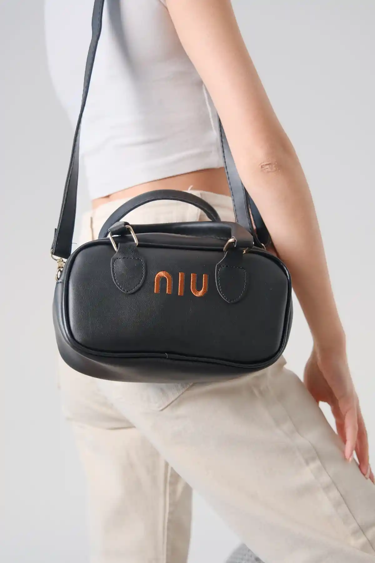 Siyah Cilt Baget Çanta