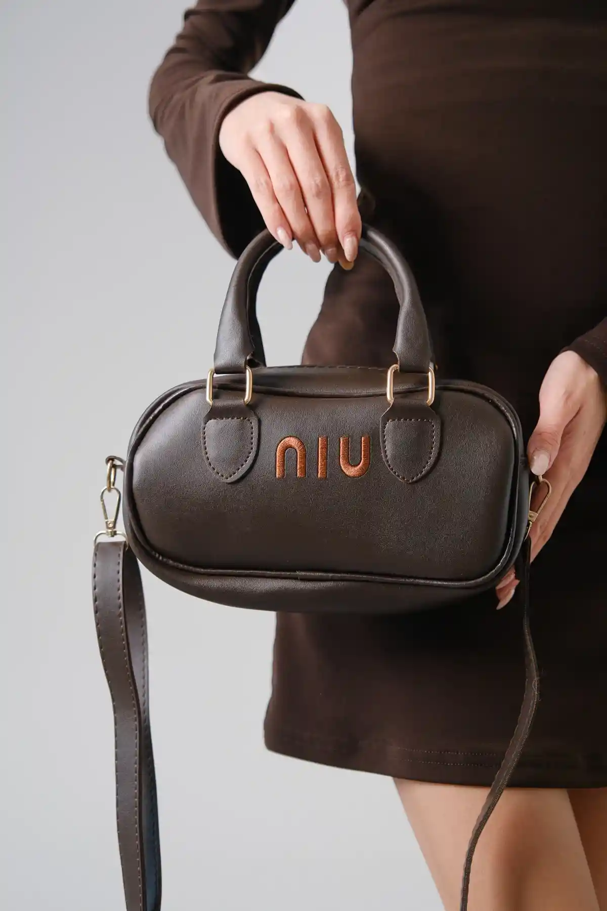 Kahve Cilt Baget Çanta