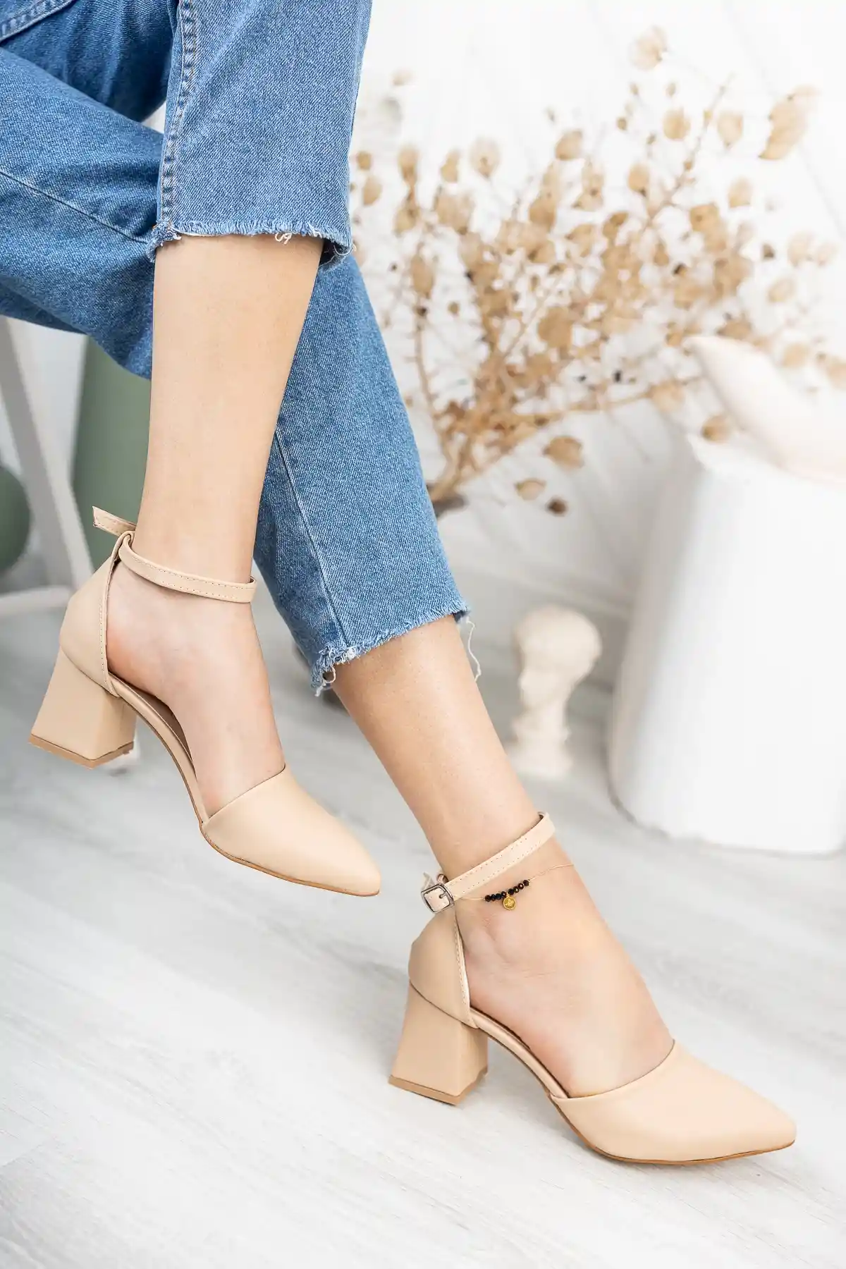 Nut Cilt Kadın Klasik Topuklu Ayakkabı