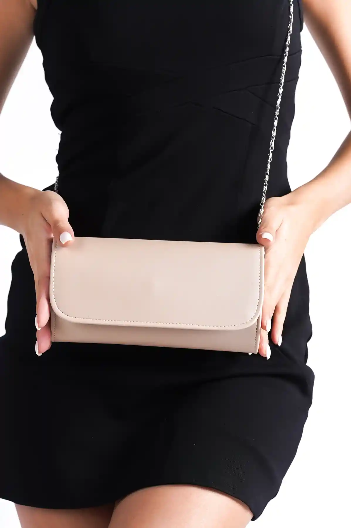 Ten Saten Kadın Abiye Çanta