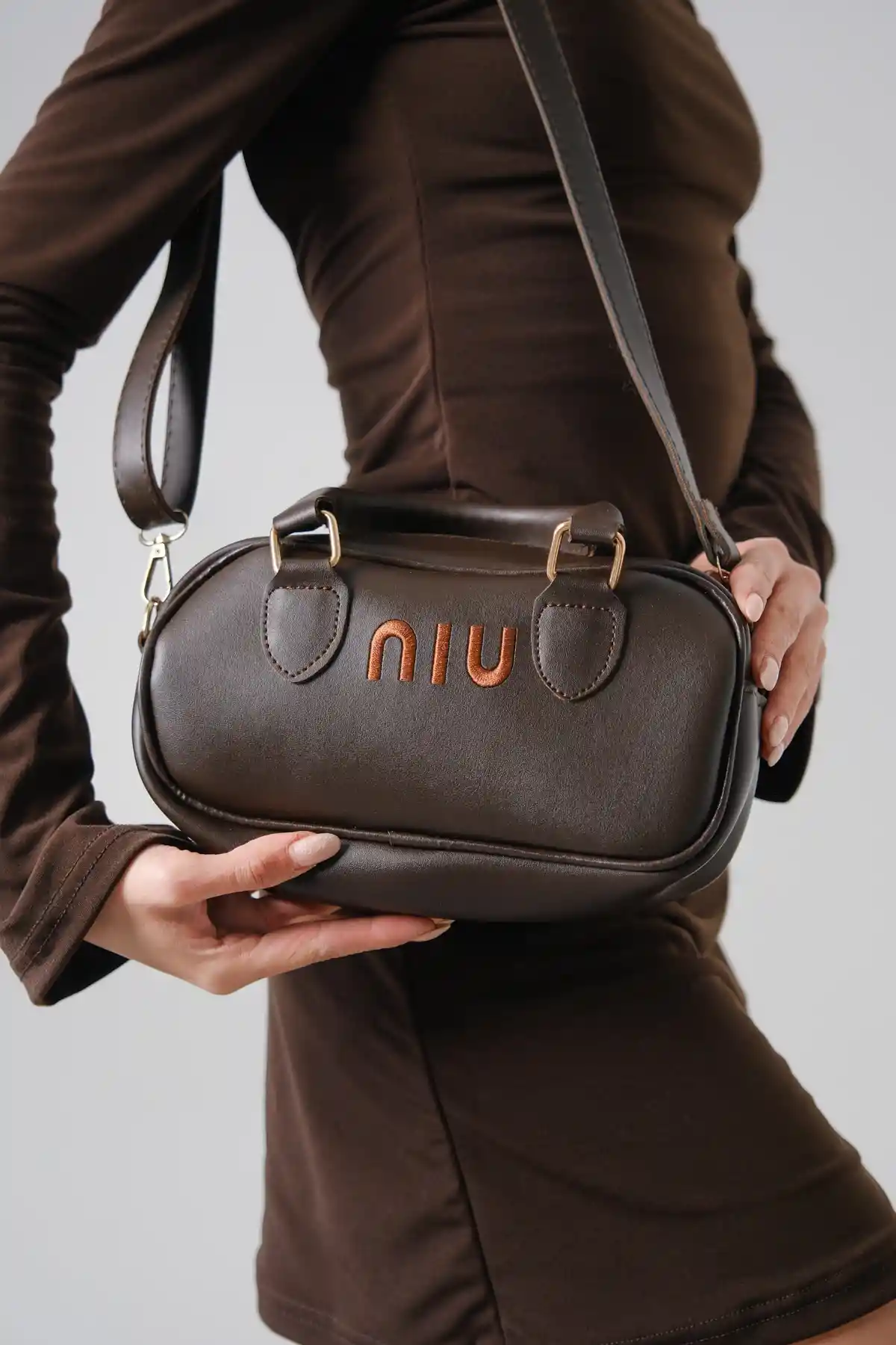 Kahve Cilt Baget Çanta