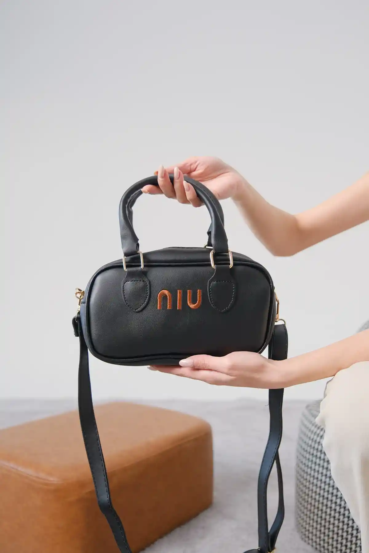 Siyah Cilt Baget Çanta