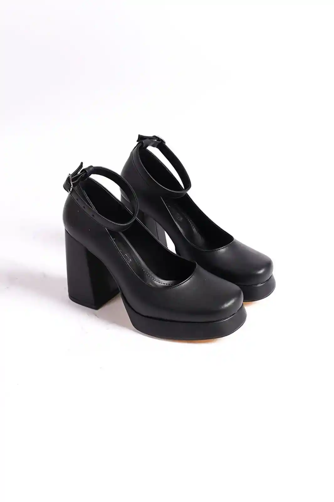 Black Womens Platform High Heel Shoes