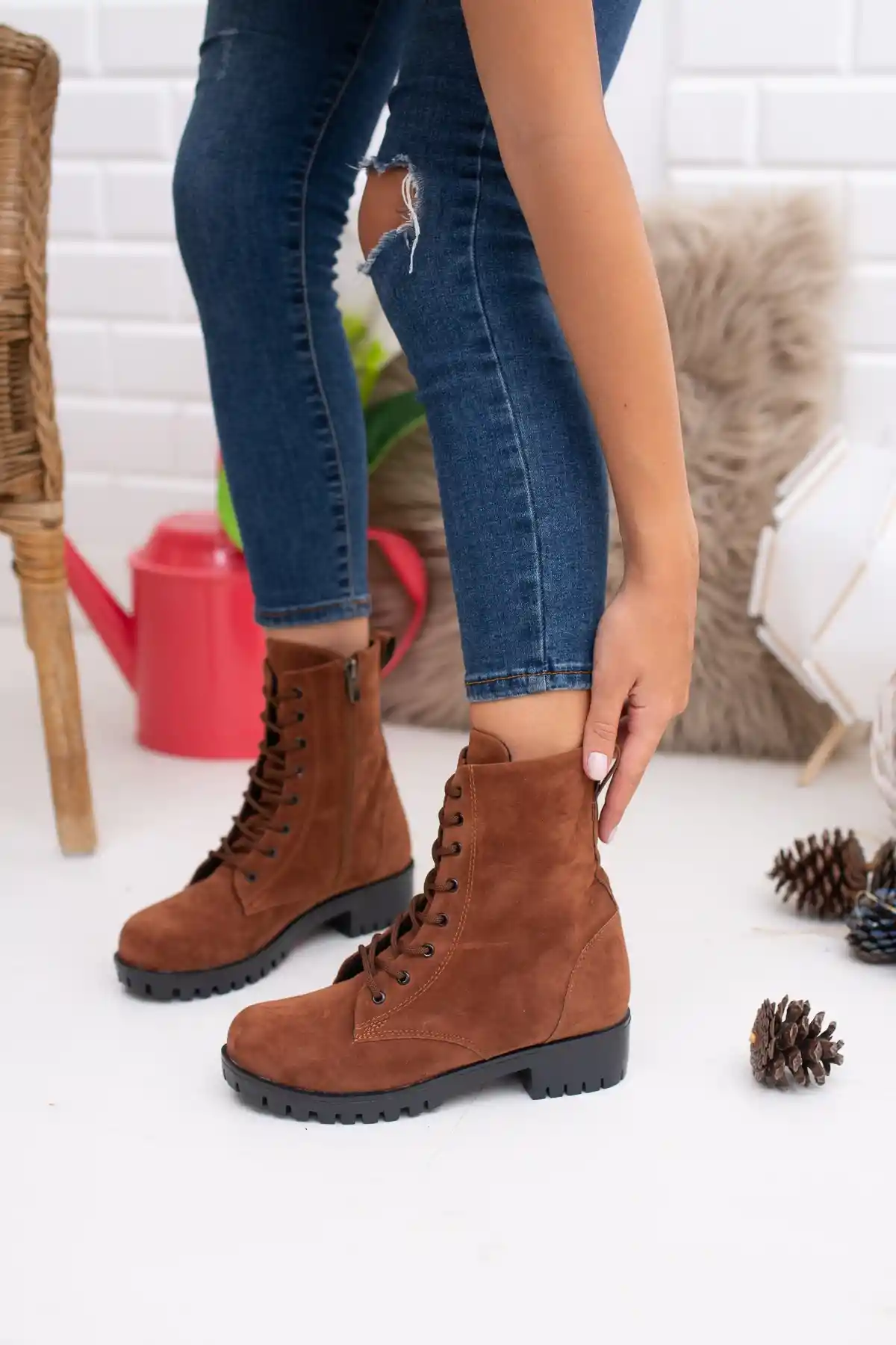 Taba Süet Kadın Bot