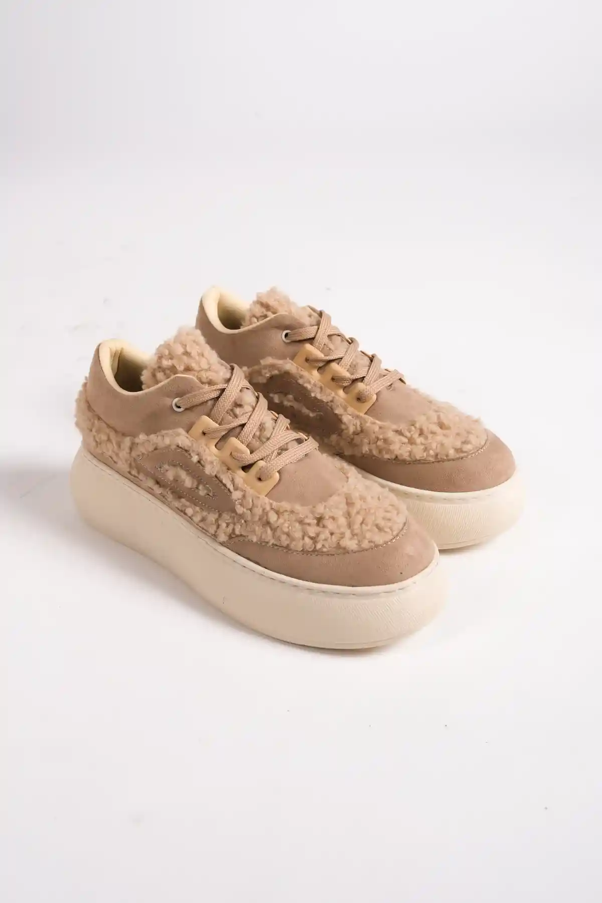 Ten Süet Kadın Yüksek Taban Sneaker