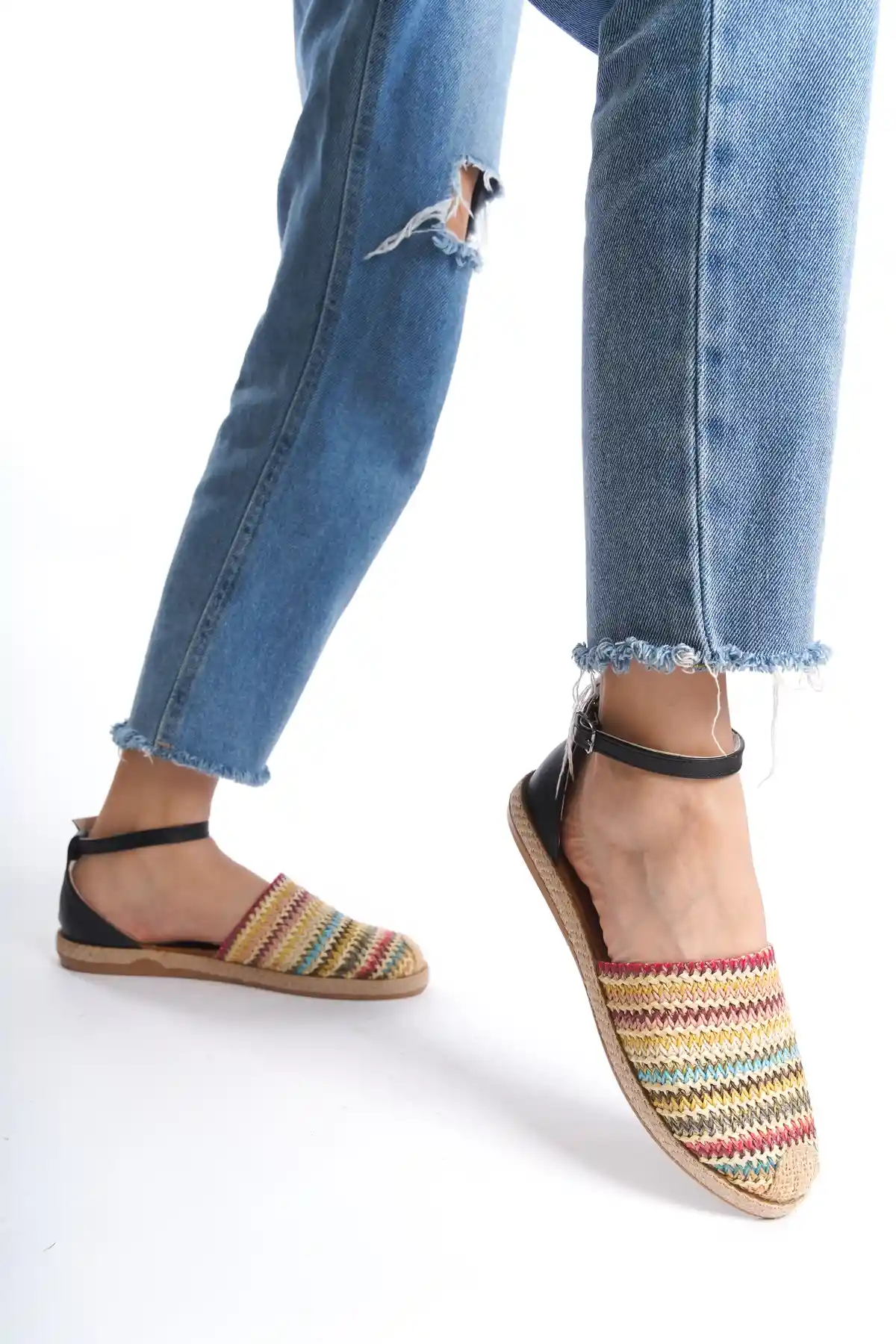 Siyah Kadın Sandalet