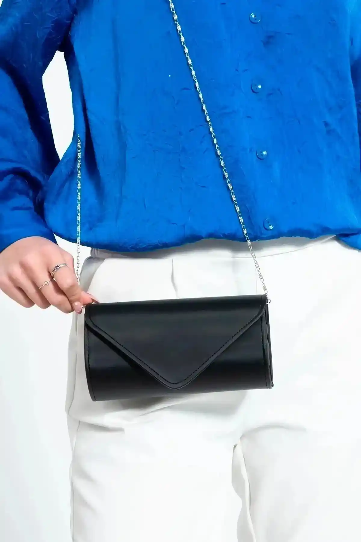 Black satin Womens Platform Heels Shoes with Bag Gift