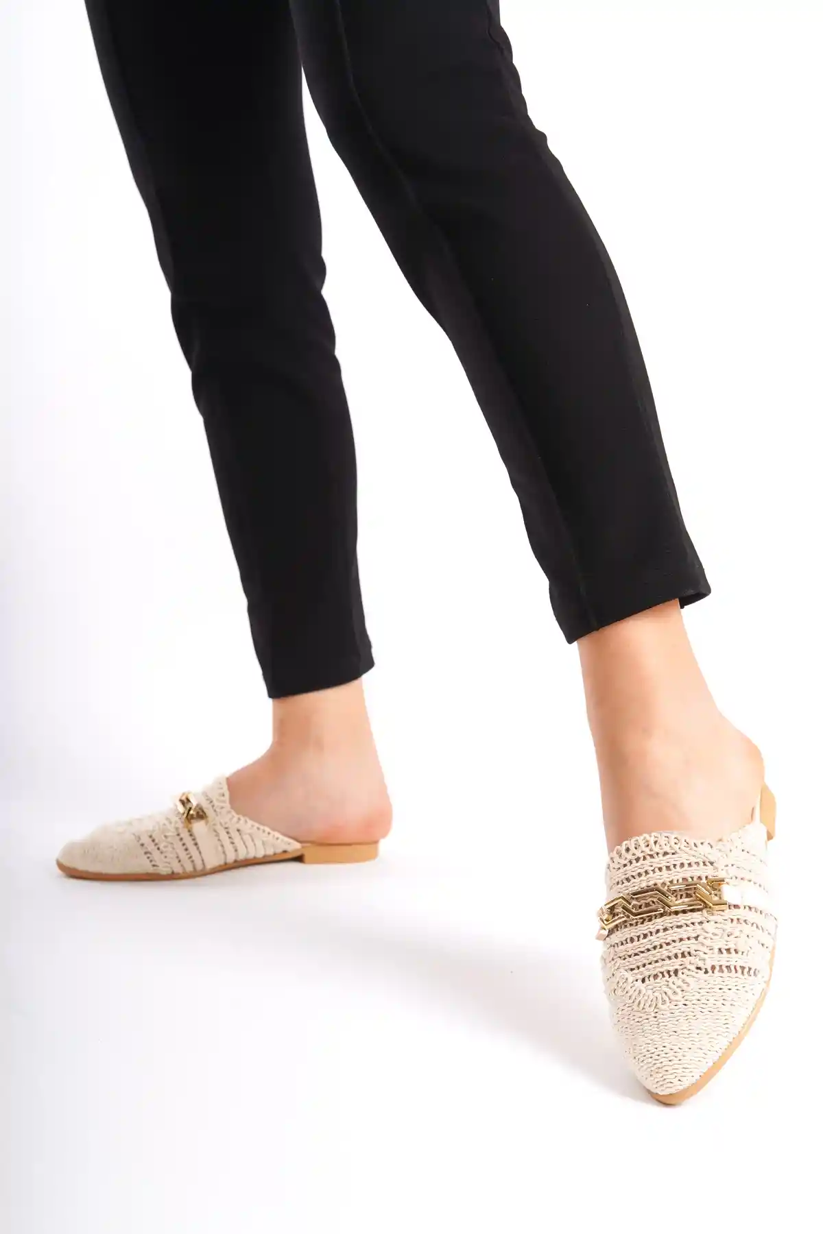 ten Kadın Tokalı Terlik