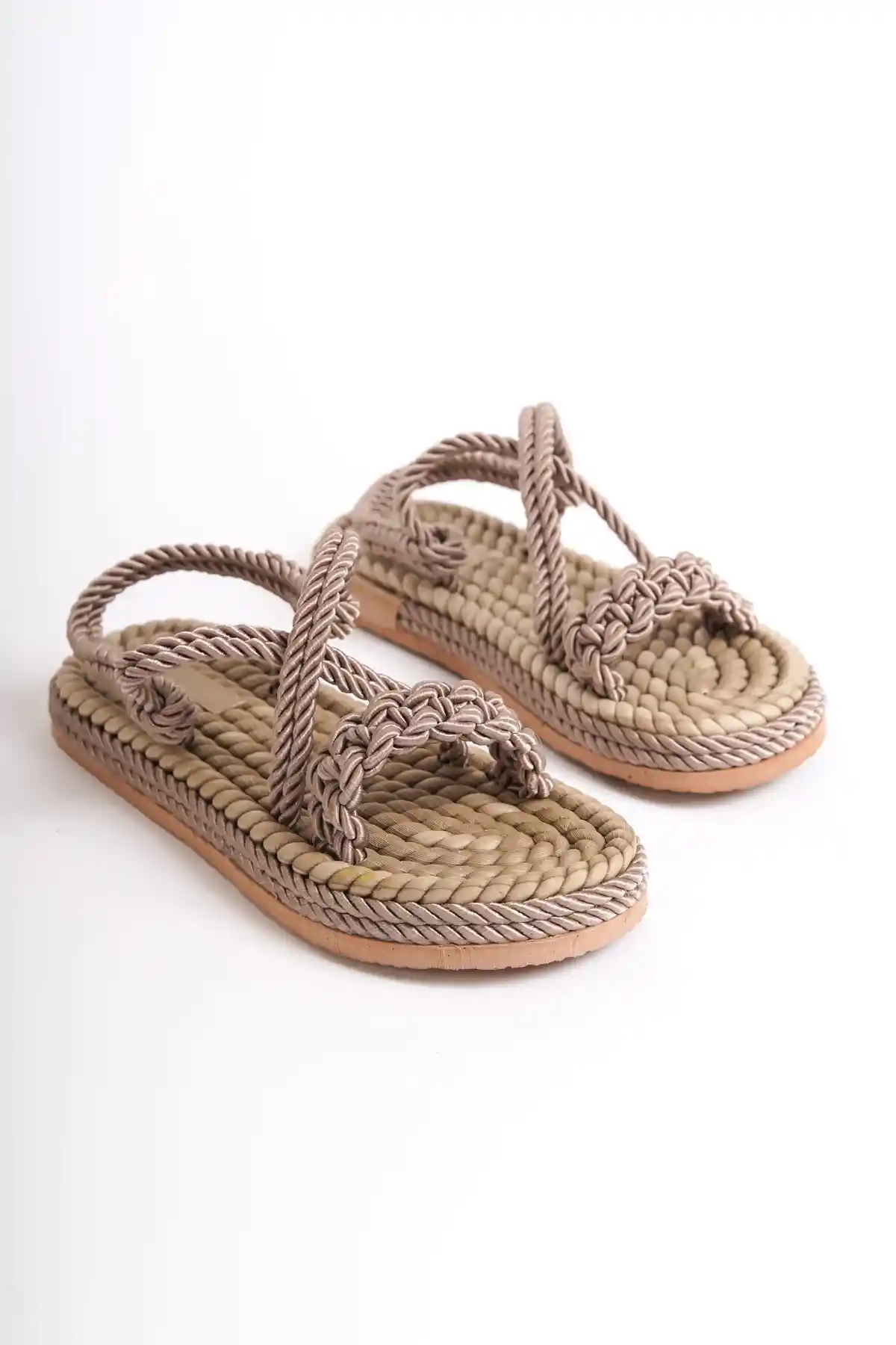 Vizon Kadın Örgü Sandalet