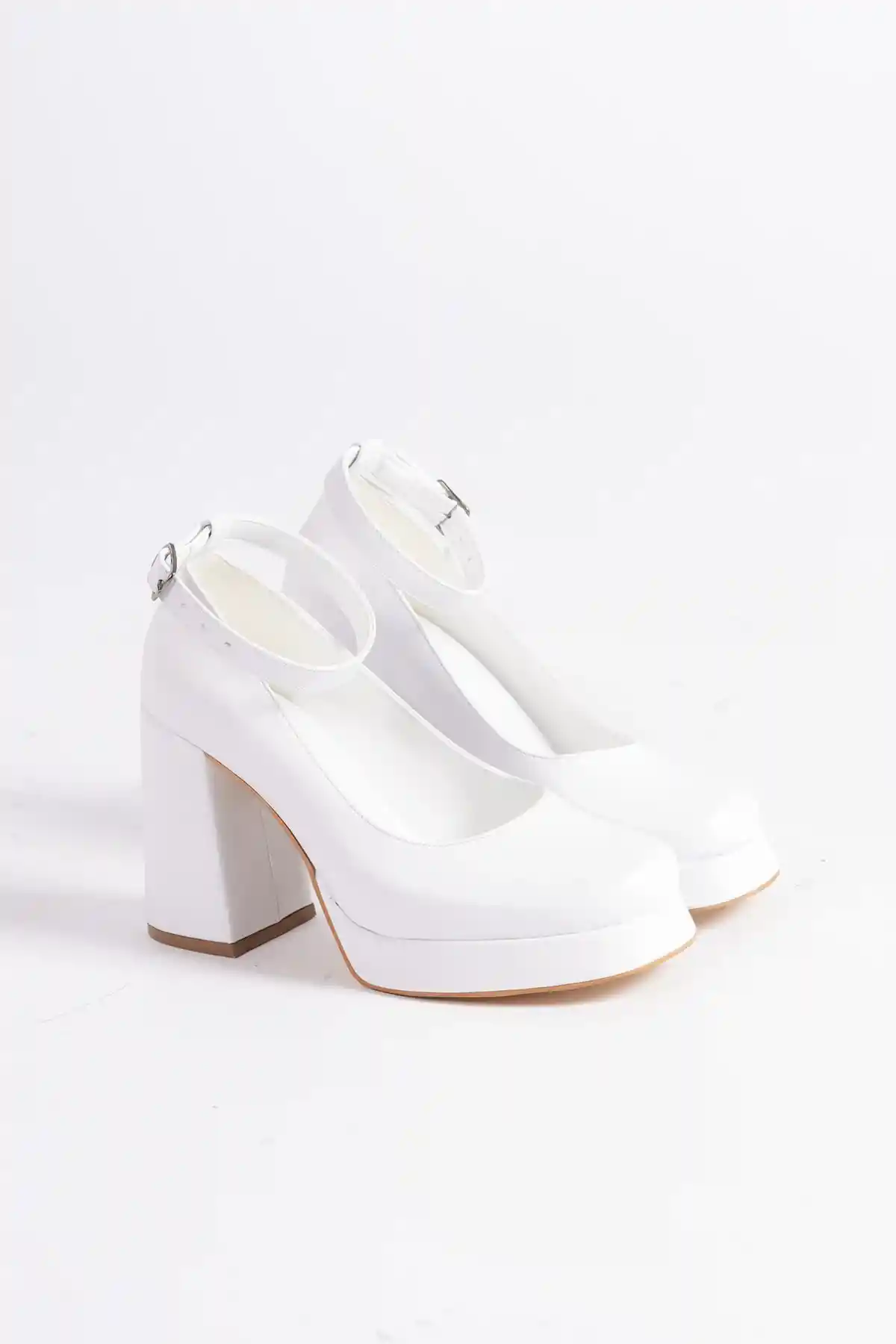 White Skin1 Women Platform High Heels