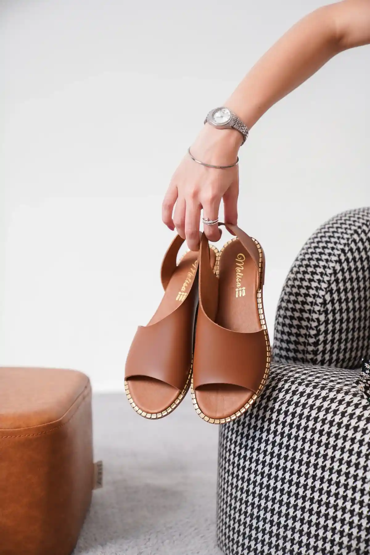 Thick Single-Banded Open-Edged Thin Sole Daily Sandal