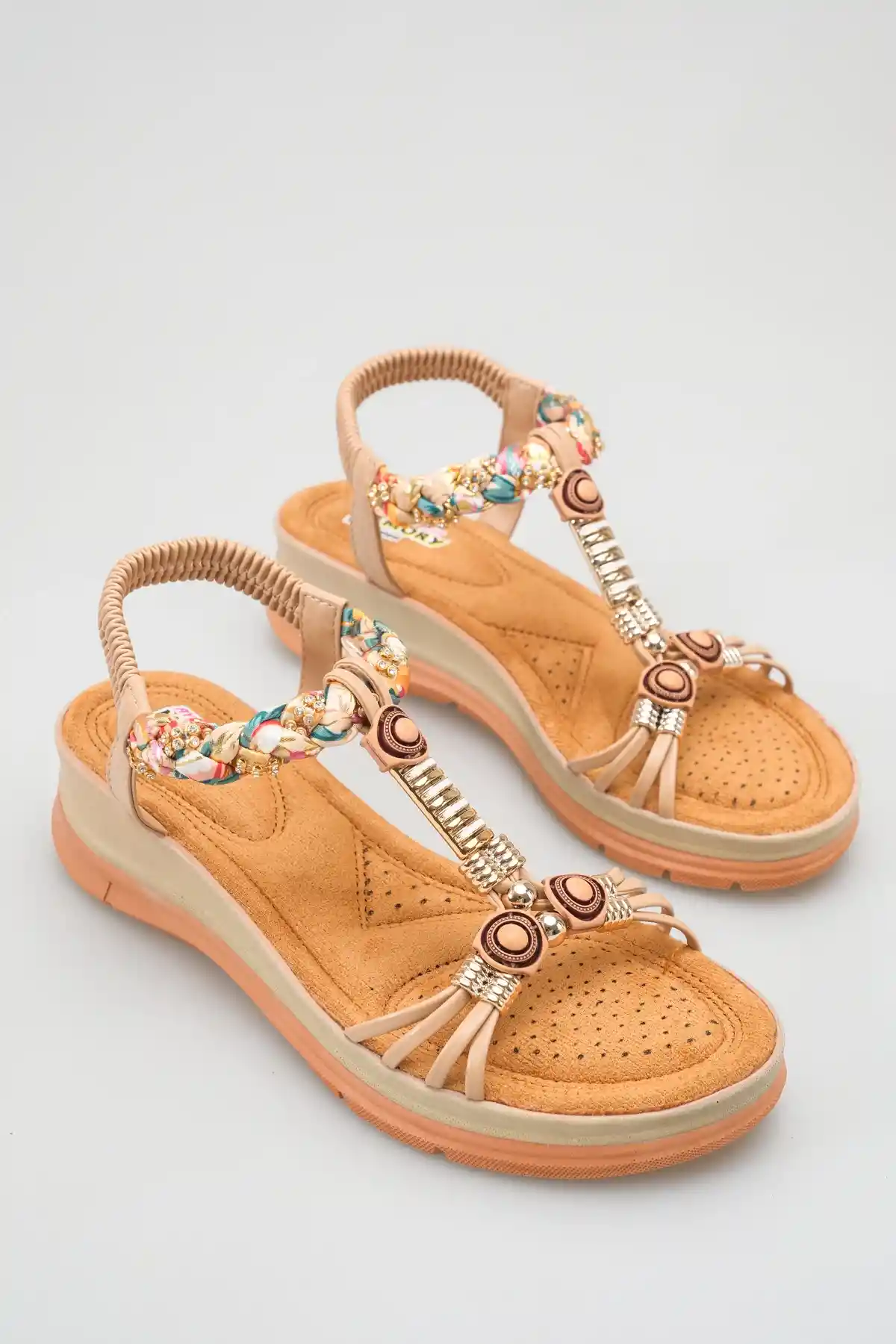 Nut Cilt Kadın Sandalet Ayakkabı