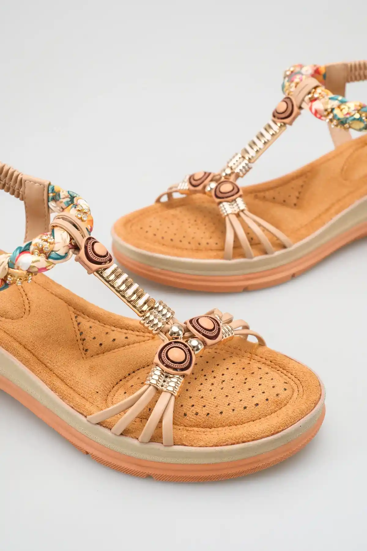 Nut Cilt Kadın Sandalet Ayakkabı