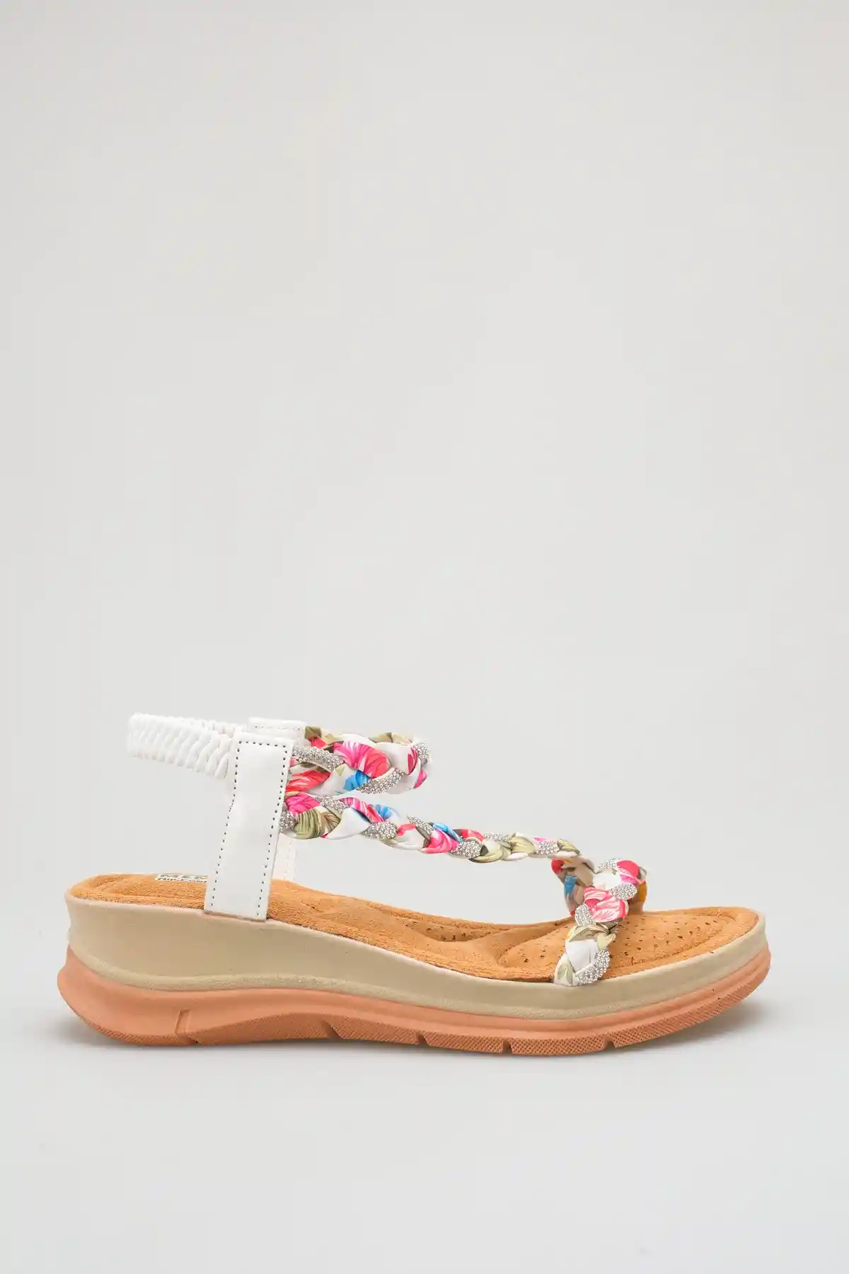 Beyaz Cilt Kadın Sandalet Ayakkabı