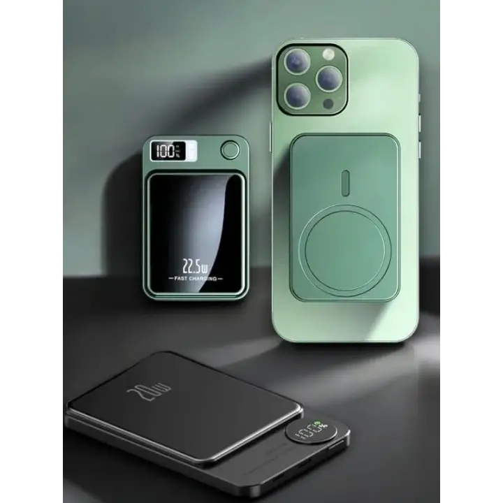 10.000 mAh Wireless Şarjlı Powerbank