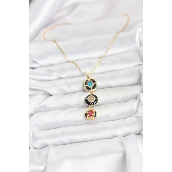 316L Çelik Vintage Model Kadın Kolye