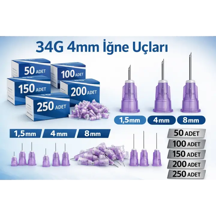 34G Mezoterapi İğne Ucu