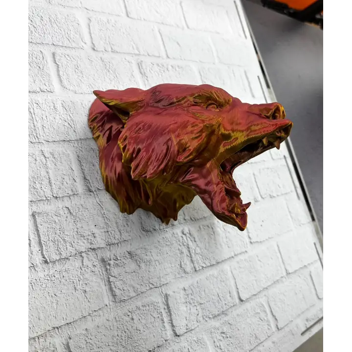 3D Jaguar Figürü Duvar Süsü
