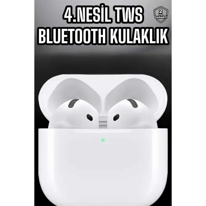 4.Nesil Kaliteli TWS Android ve İOS Uyumlu Mikrofonlu Kulaklık