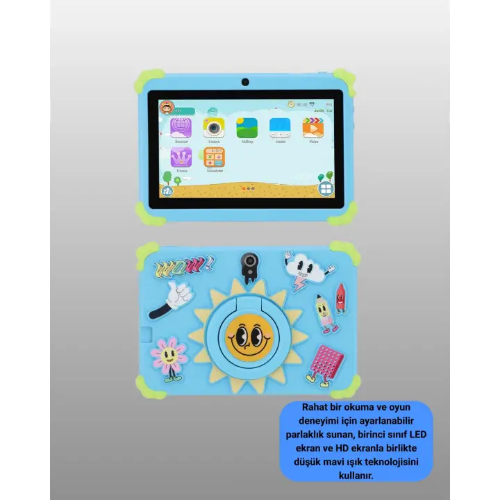 7 İnç Android Tablet WiFi Bluetooth ve Çift Kamera Destekli