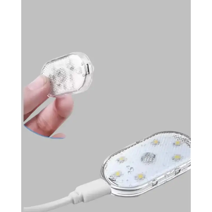 7 Renk Modlu Dokunmatik Sensörlü Mini LED Araç İçi Lamba